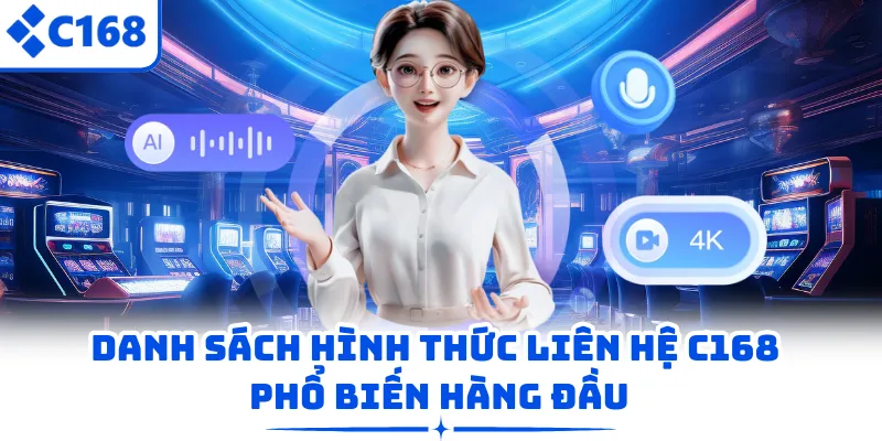 Danh sách hình thức liên hệ C168 phổ biến hàng đầu